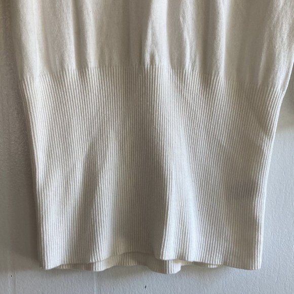Boston Proper Cream Sweater with Cutout Detail - Picture 4 of 10